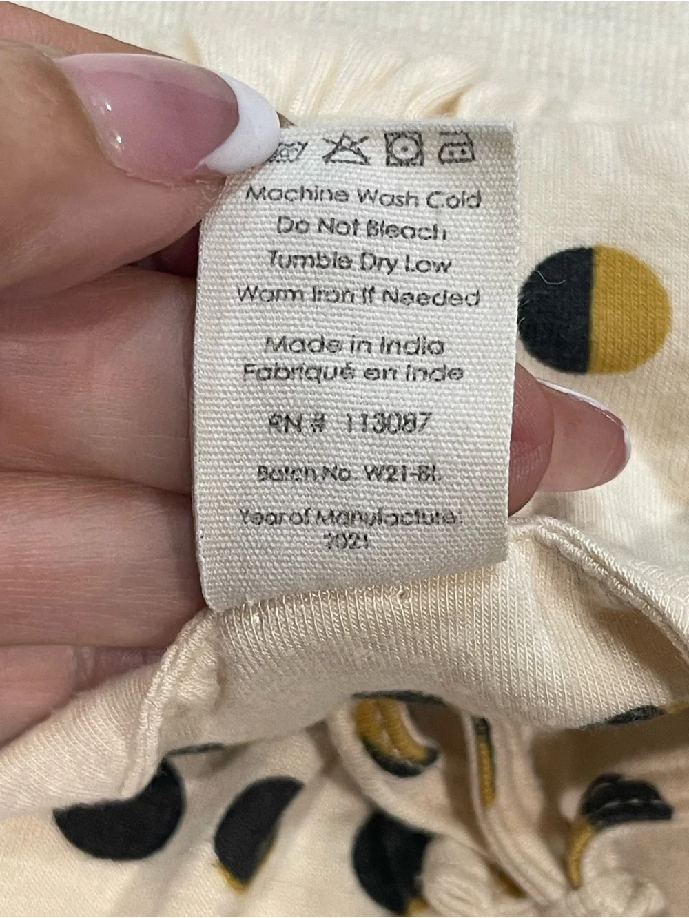 Kate Quinn Bamboo Moon Phase Tie Strap Bubble Jumpsuit Size 3-6M